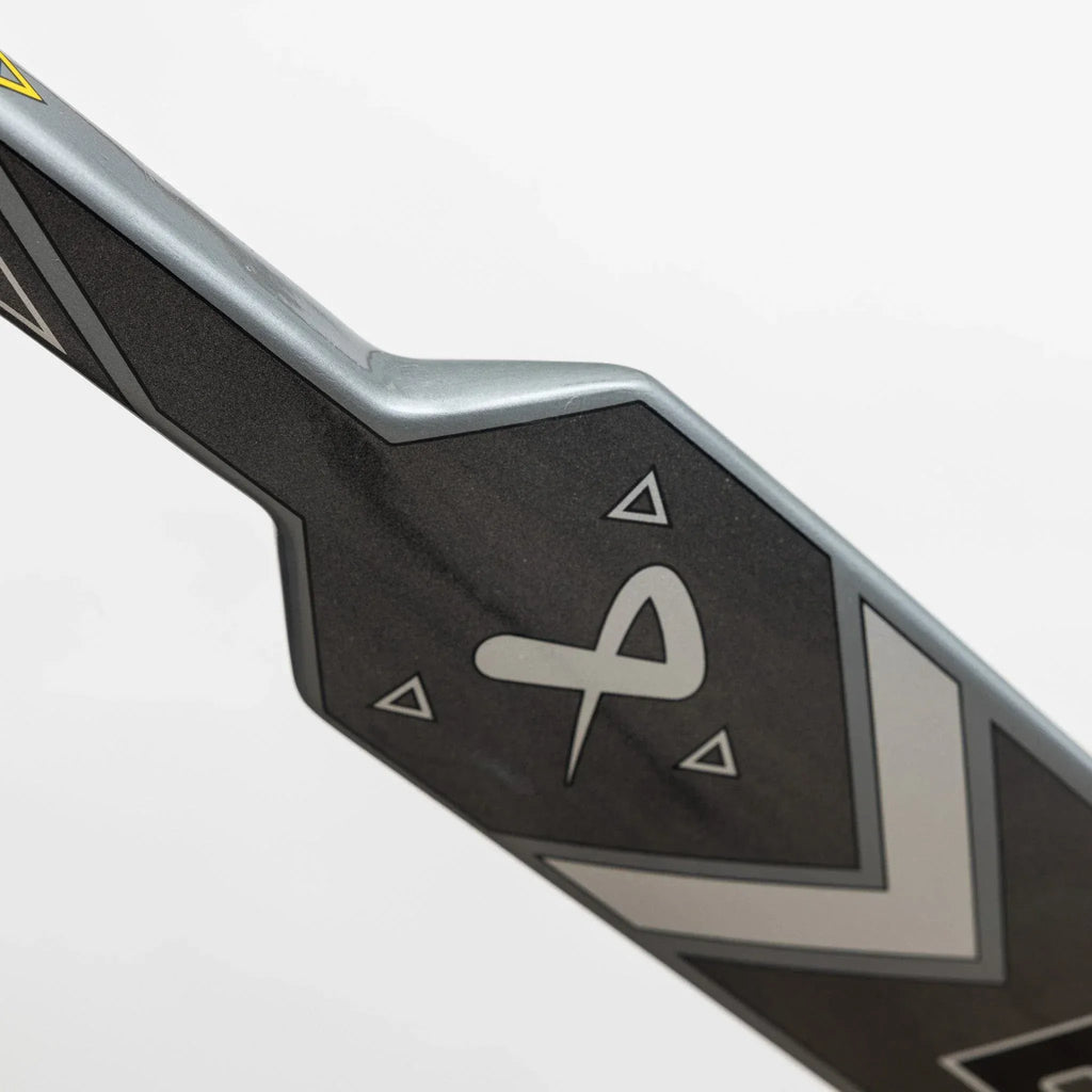 Senior Supreme M50 Pro Goalie Stick - 2024, Black, paddle detail