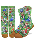 Good Luck Sock Crazy Football Socks - front