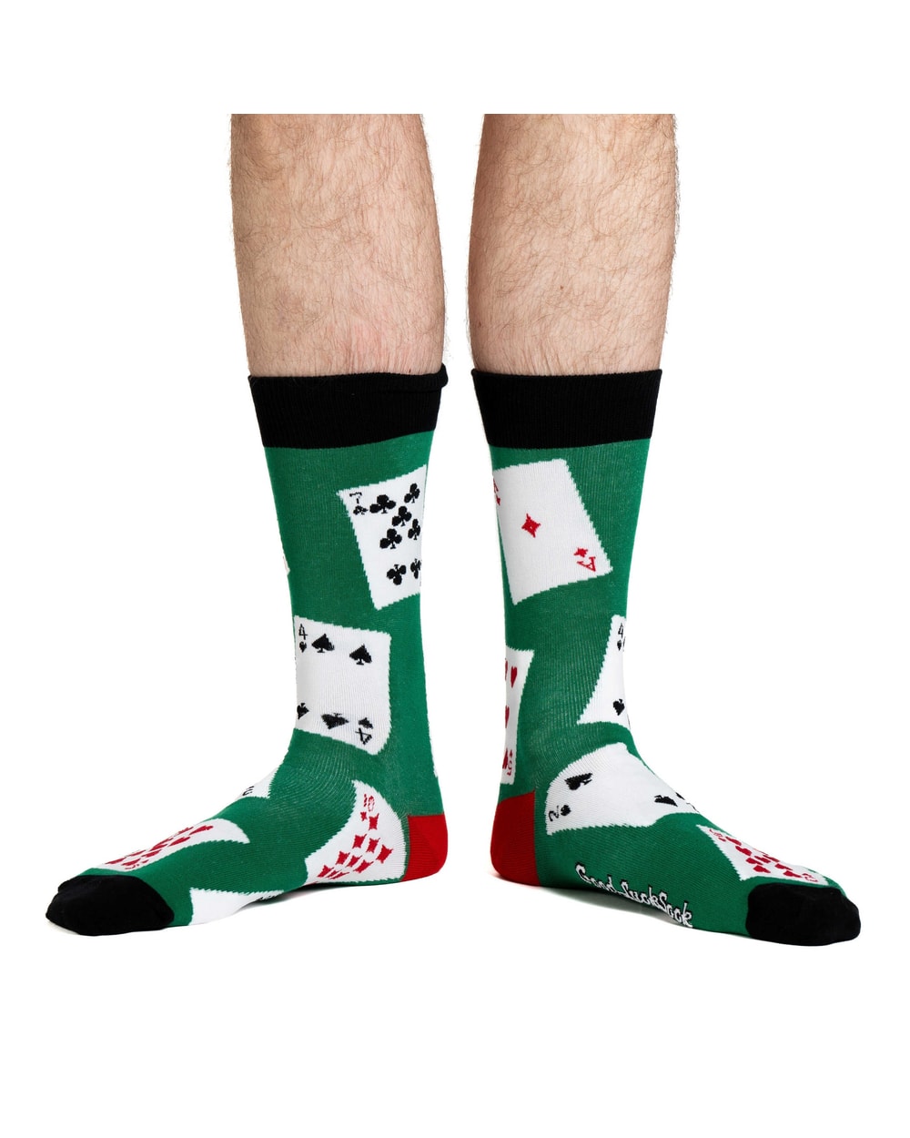 Good Luck Sock Men's Cards Socks