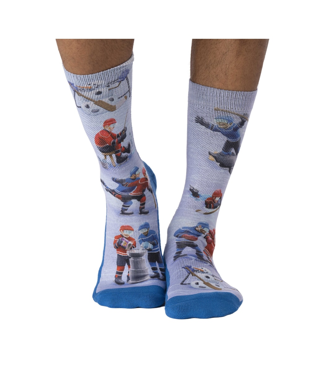Good Luck Sock Men's Crazy Hockey Socks