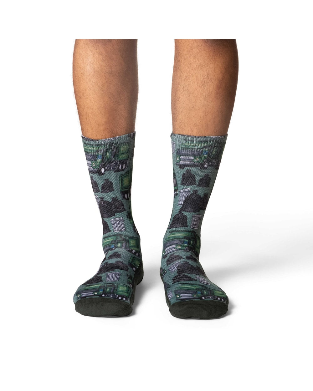 Good Luck Sock Men's Garbage Trucks Socks