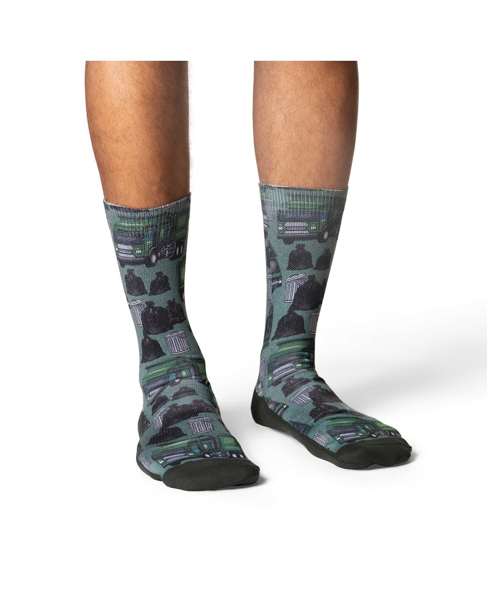Good Luck Sock Men's Garbage Trucks Socks