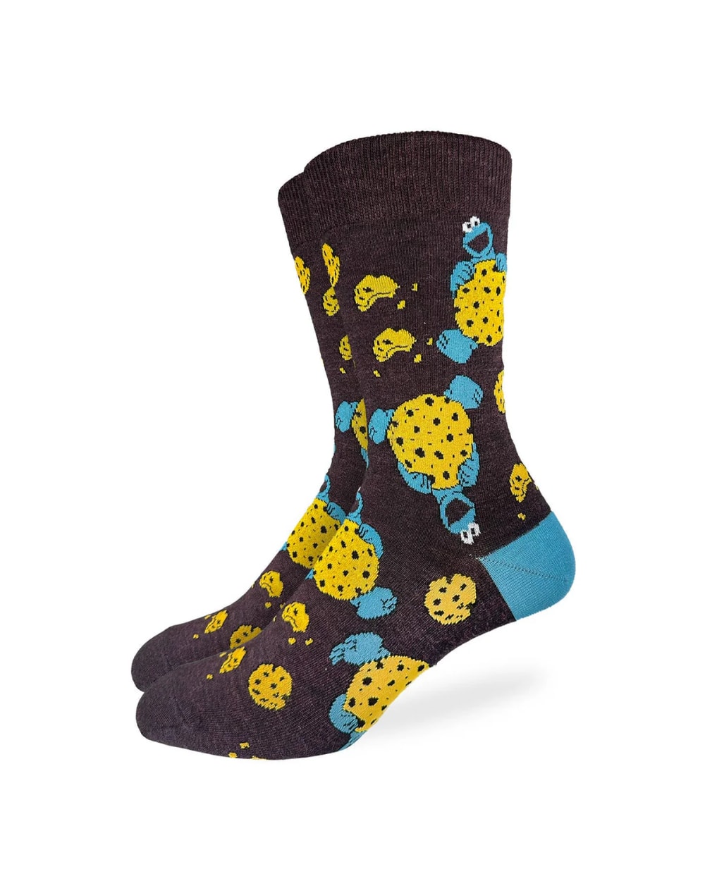 Good Luck Sock Men's Sesame Street, Cookie Monster Socks