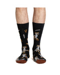 Good Luck Sock Men's Velociraptors Socks