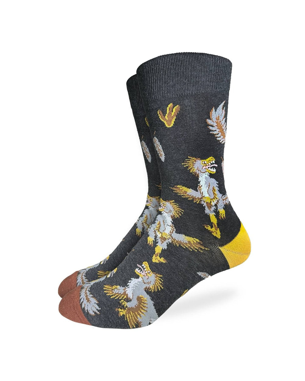 Good Luck Sock Men's Velociraptors Socks