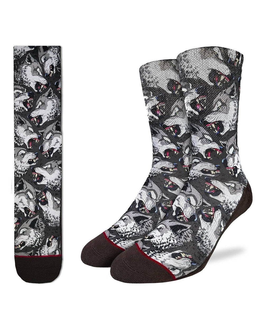 Good Luck Sock Men's Wolf Pack Socks