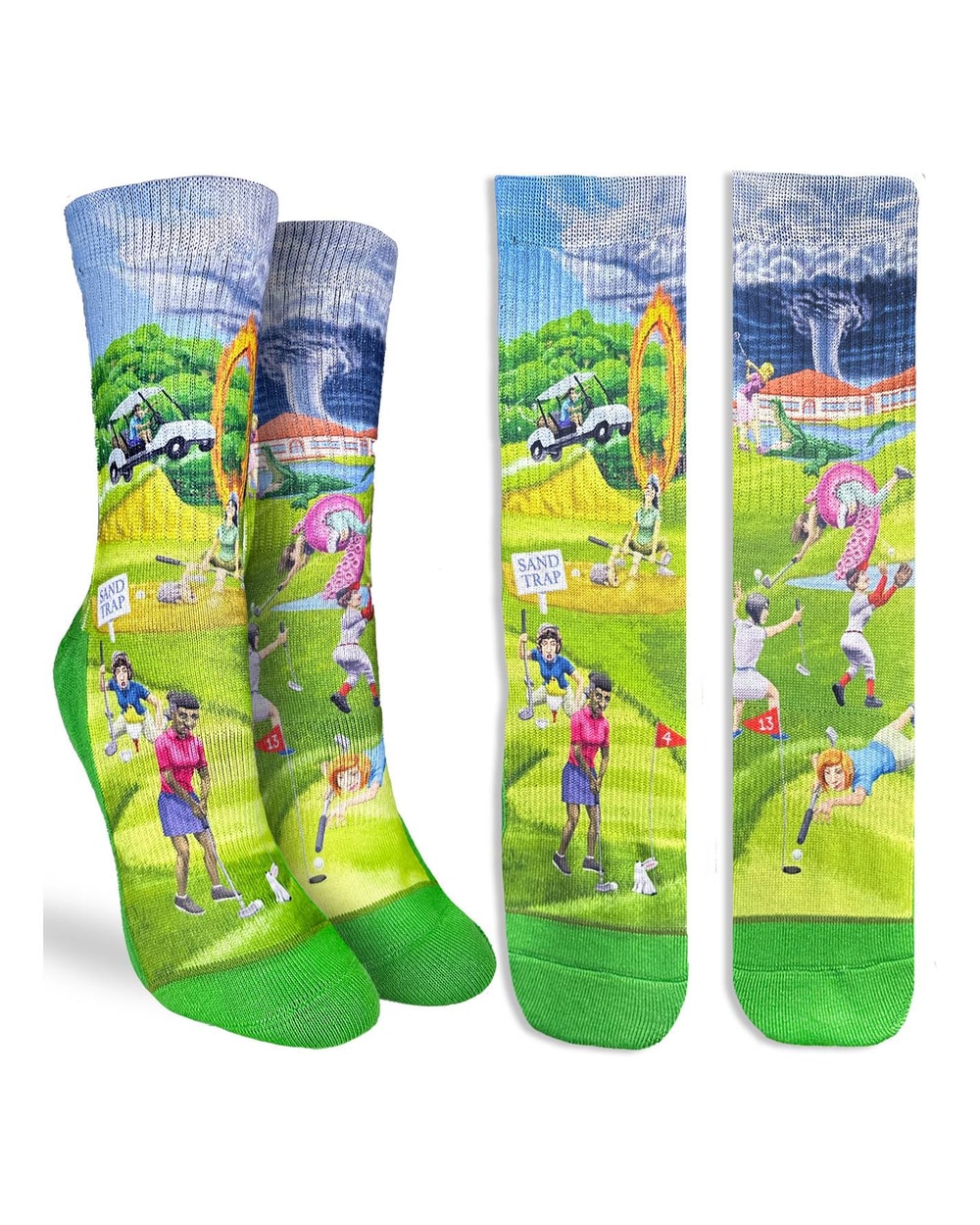 Good Luck Sock Women's Crazy Golf Socks