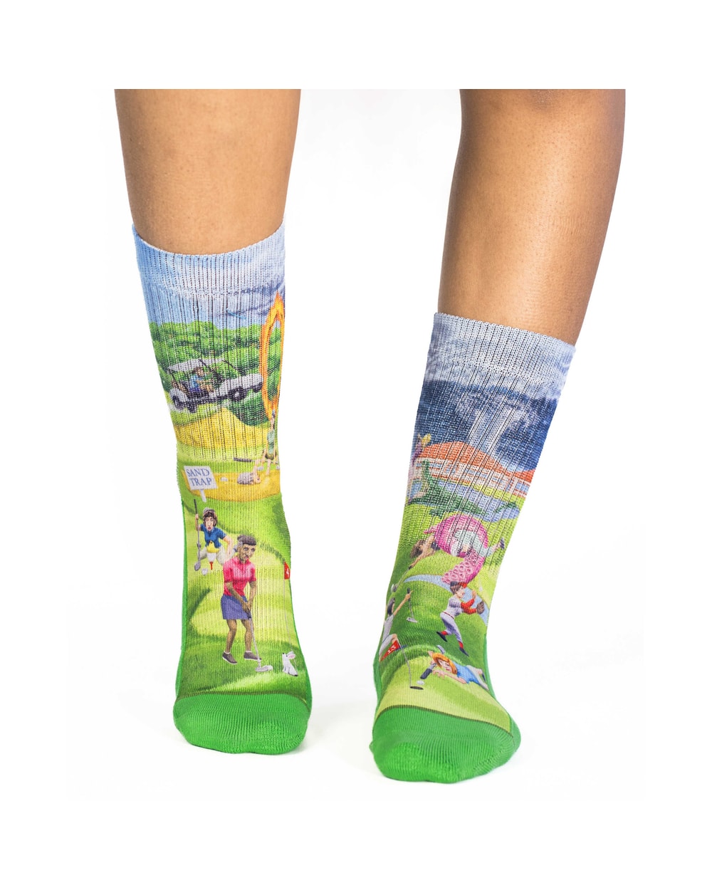 Good Luck Sock Women's Crazy Golf Socks