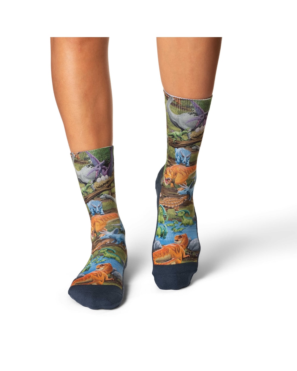 Good Luck Sock Women's Dinosaur World Socks