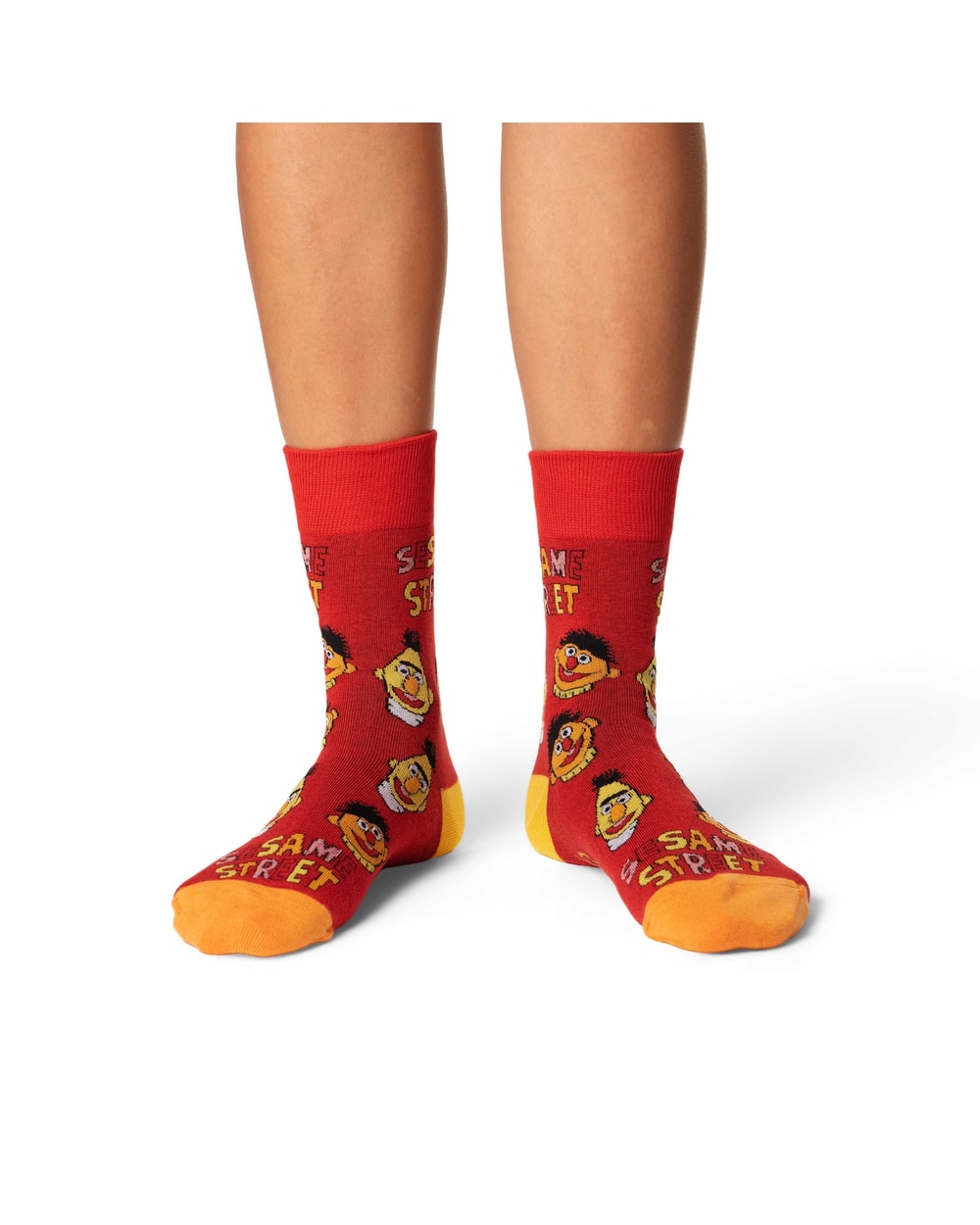 Good Luck Sock Women's Sesame Street, Bert and Ernie Faces Socks