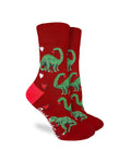 Good Luck Sock Women's Valentine's Day Dinosaurs Socks