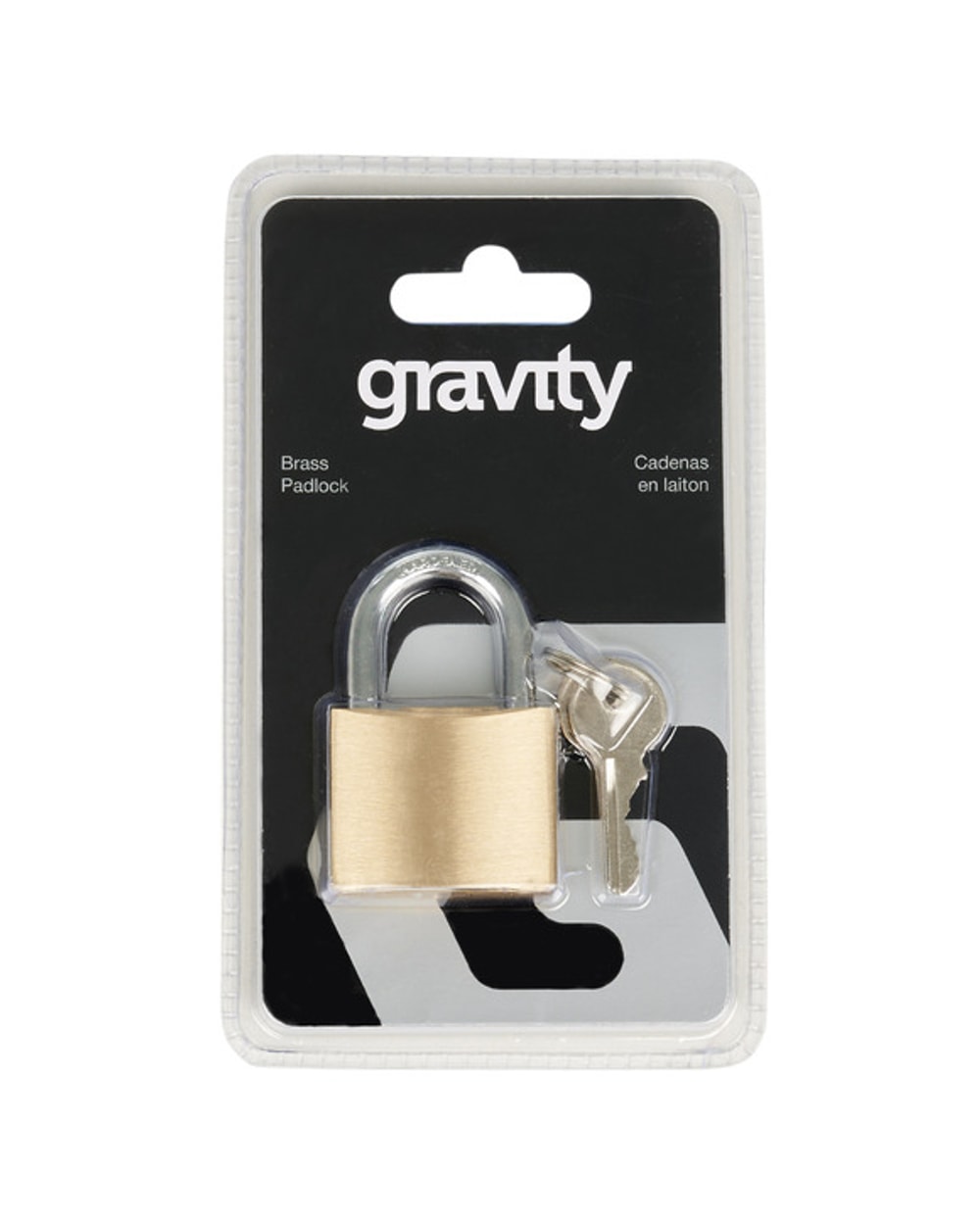 Gravity Brass Key Padlock