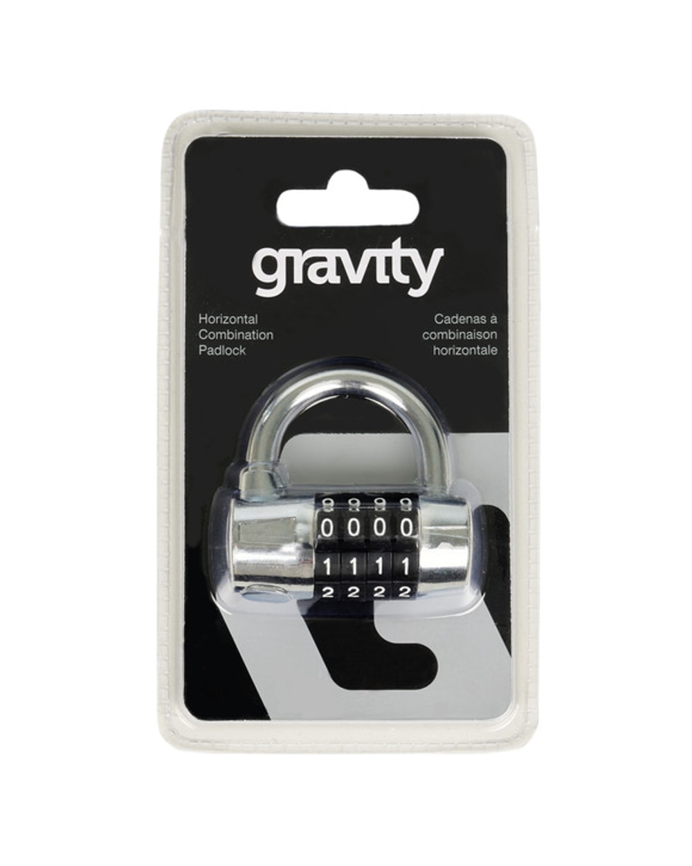 Gravity Horizontal Combination Lock