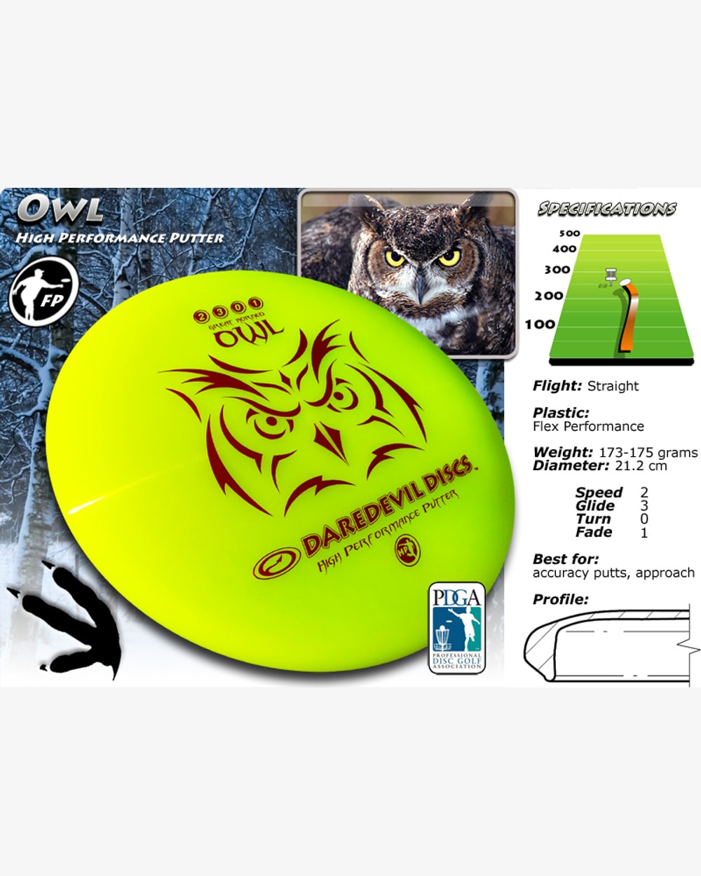 Great Horned Owl Putter