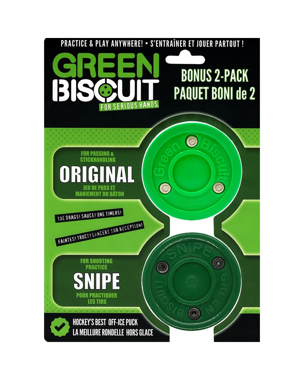Green Biscuit Combo Pack, Original & Snipe