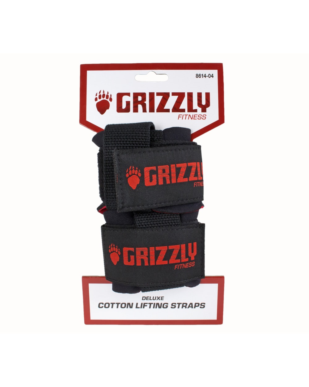 Grizzly Deluxe Lifting Straps - front view
