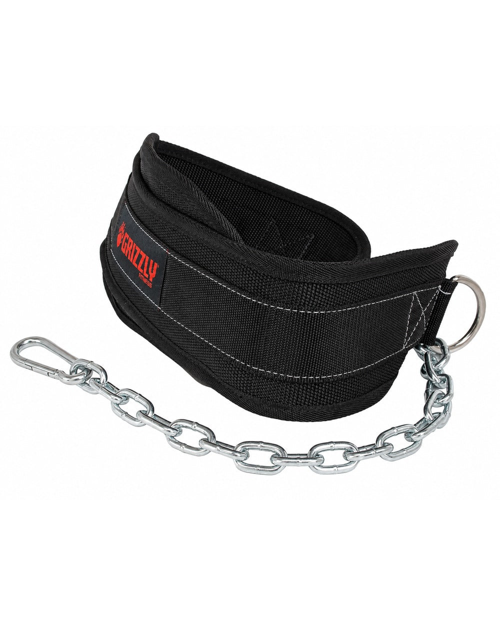 Grizzly Nylon Dip Belt - chain detail view