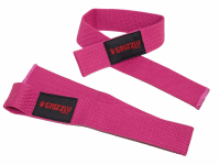 Grizzly Cotton and Nylon Lifting Strap - Pink