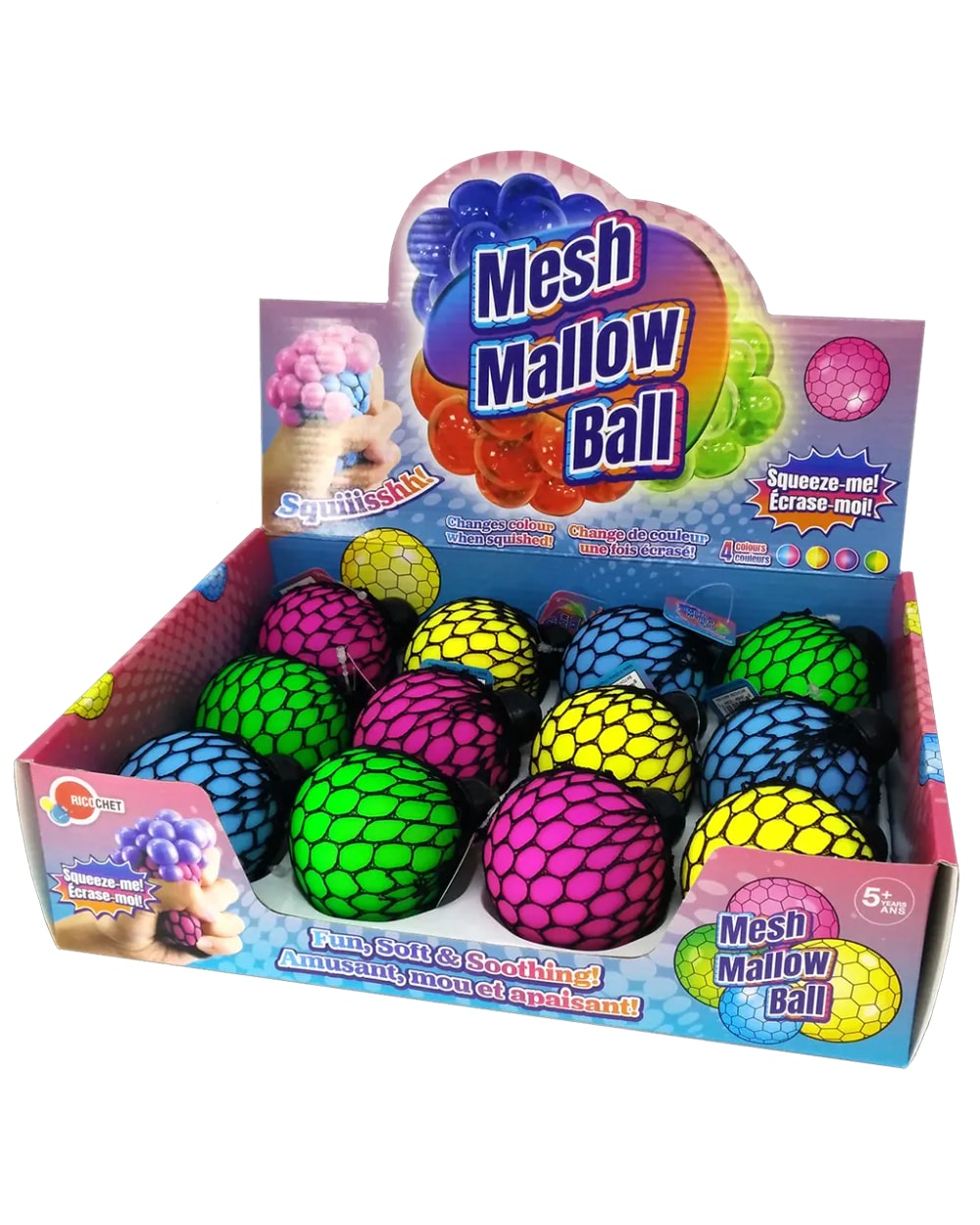 Group Ricochet Mesh Mallow Ball - Assorted