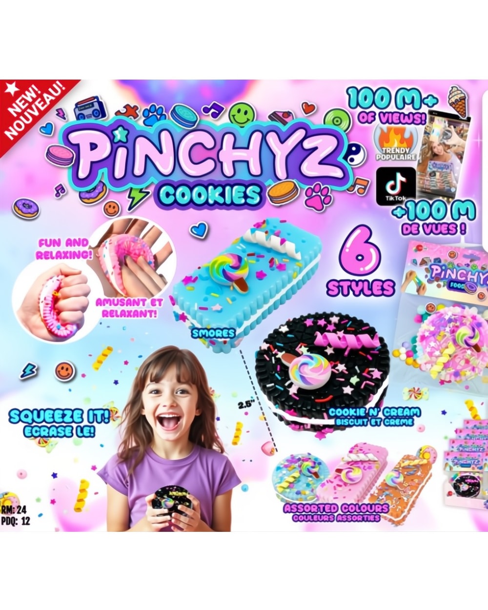 Group Ricochet Pinchyz Cookies - Assorted