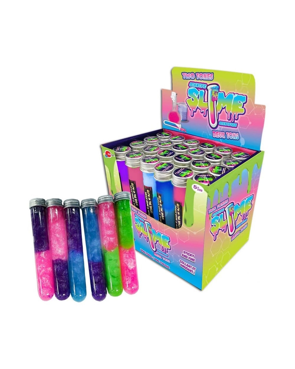 Group Ricochet Two Tone Scientific Slime Tube - Assorted