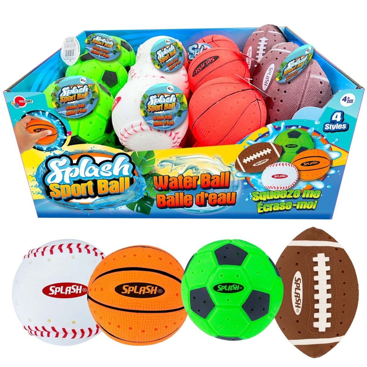 Group Ricochet Splash Water Ball Sport Edition - Assorted