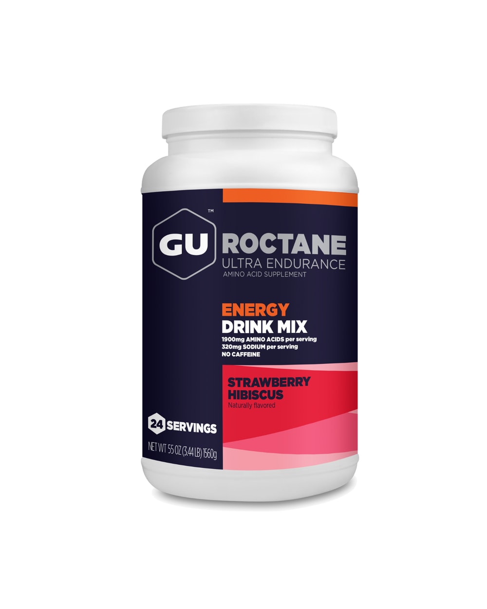 GU Roctane Energy Drink Mix - Strawberry Hibiscus