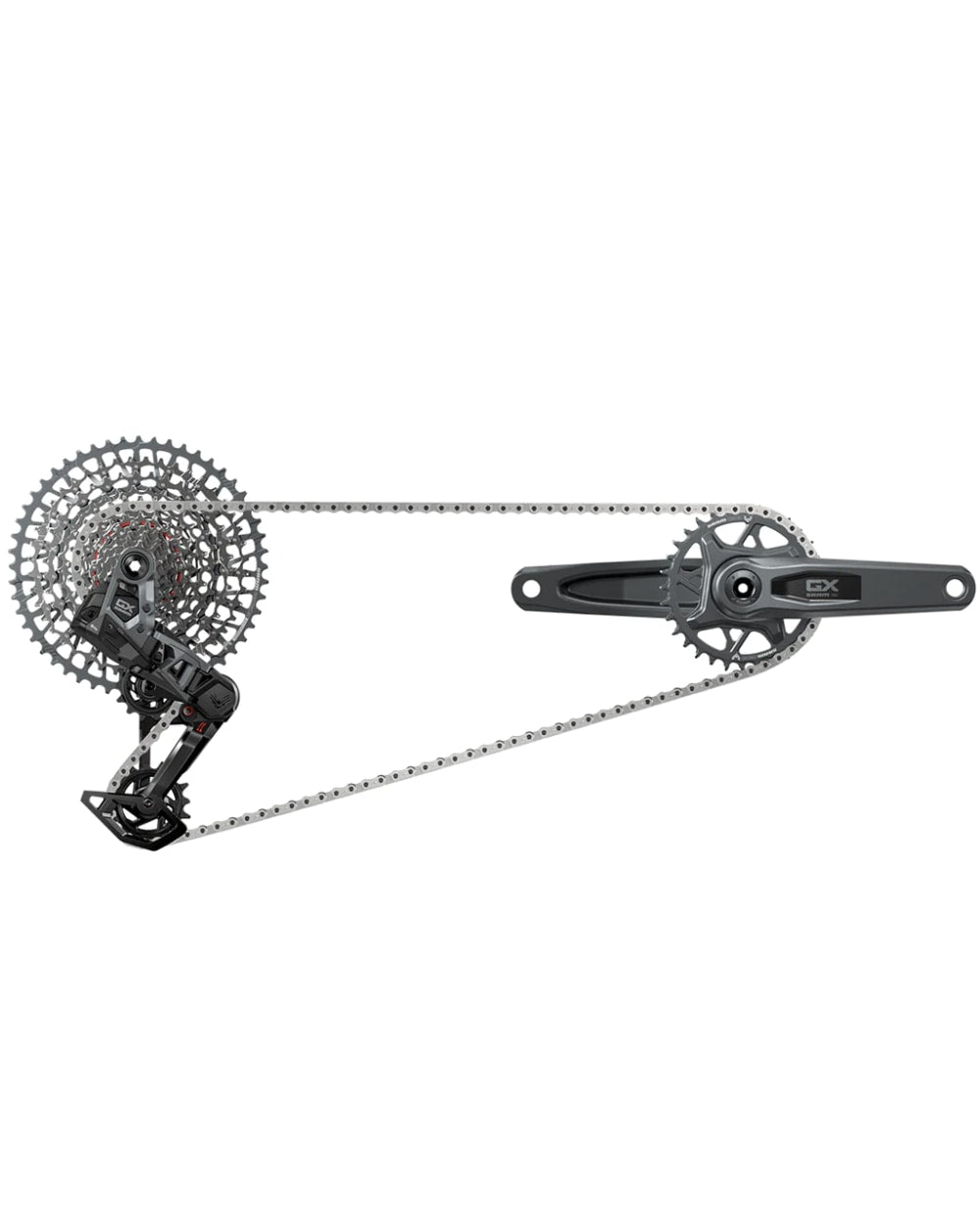 Sram GX Eagle AXS Transmission T-Type 12-Speed Groupset (170mm)