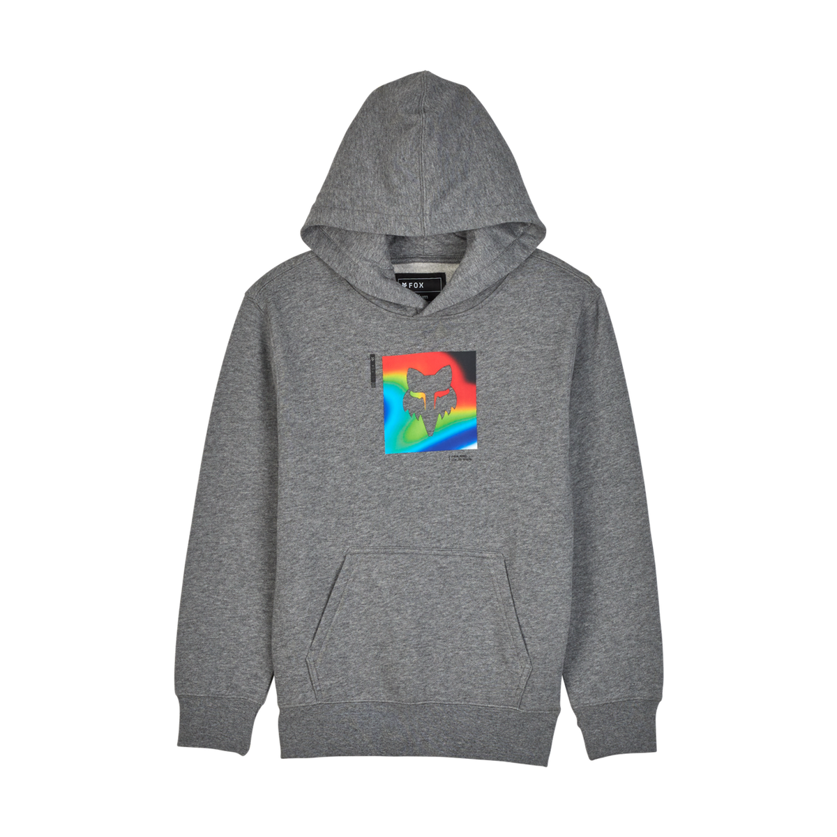 Fox Youth Scans Pullover Hoodie - Heather Graphite Grey - Front