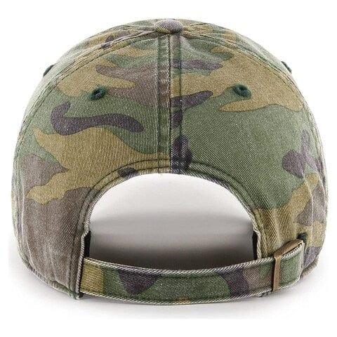 '47 Brand Vancouver Canucks Camo Clean Up Adjustable Hat — back