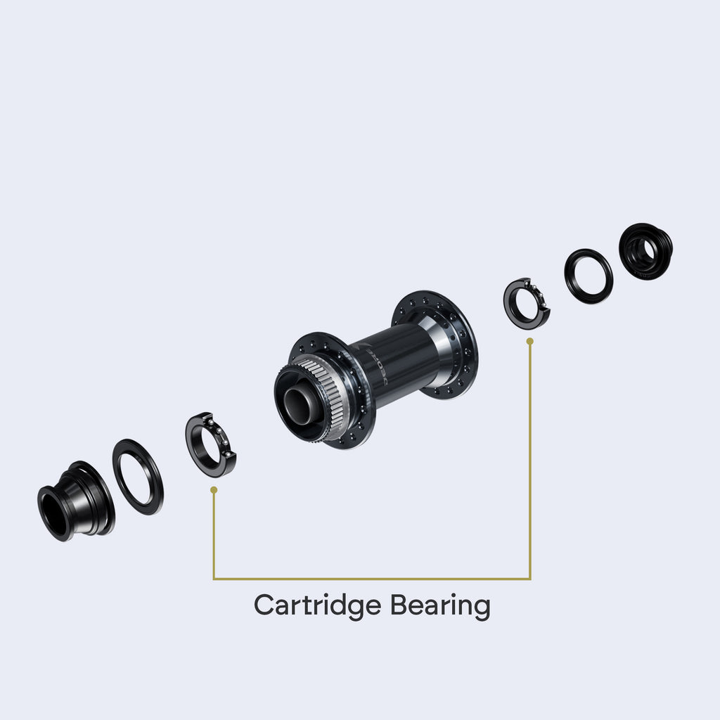 Shimano HB-M8210 Deore XT front hub exploded view