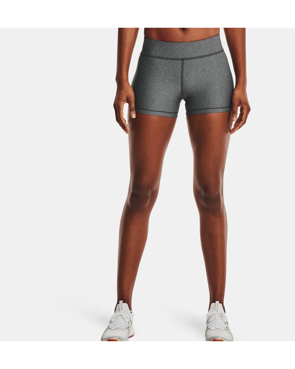 Women's Heatgear Mid-Rise Shorty Spandex Shorts