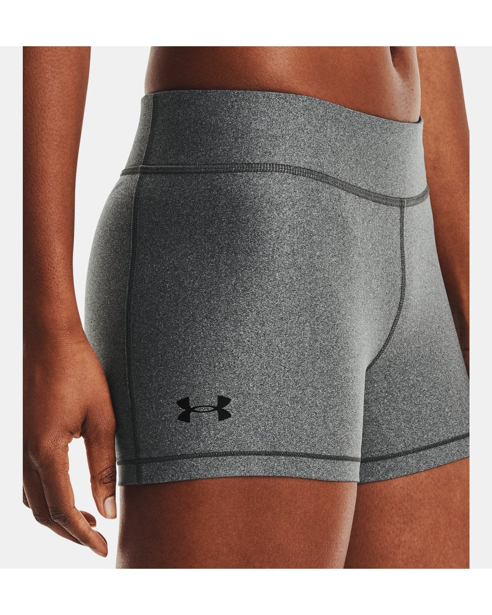 Women's Heatgear Mid-Rise Shorty Spandex Shorts