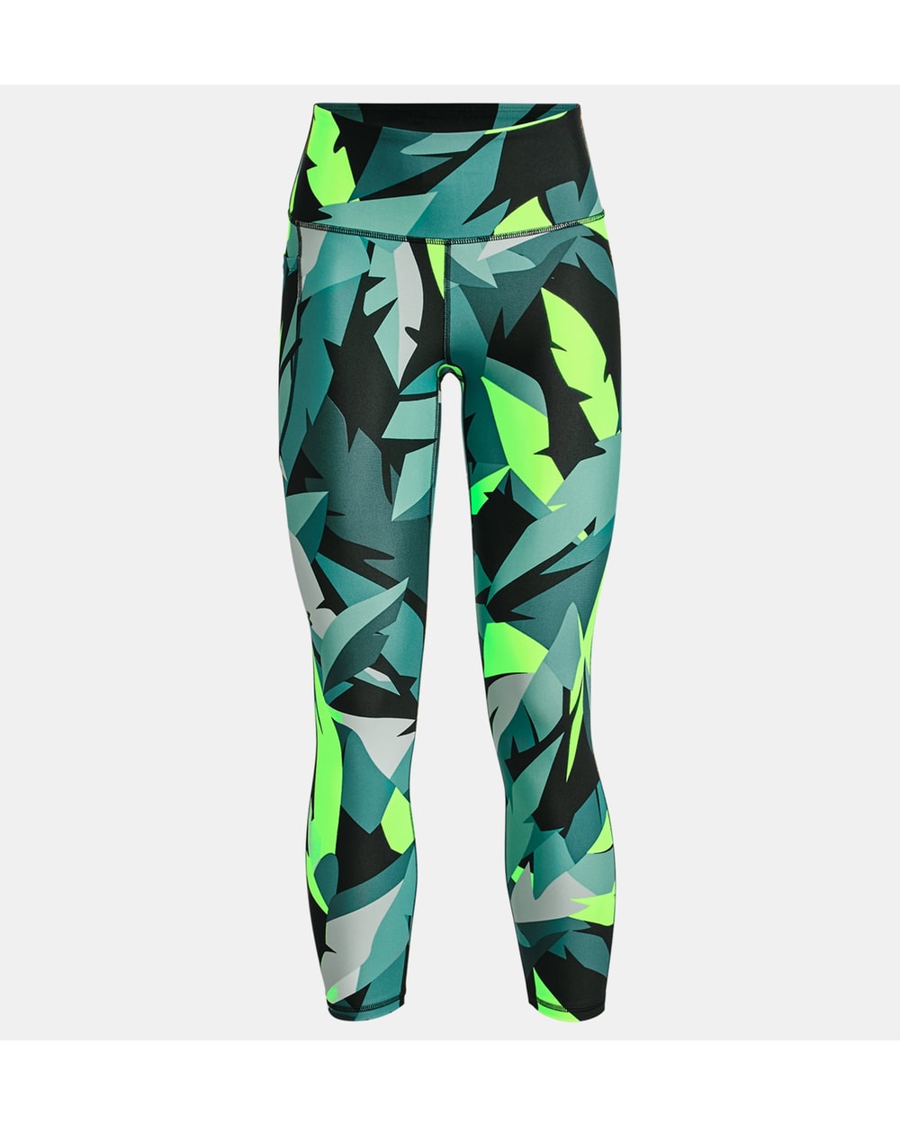 Women's HeatGear No-Slip Waistband Printed Ankle Leggings