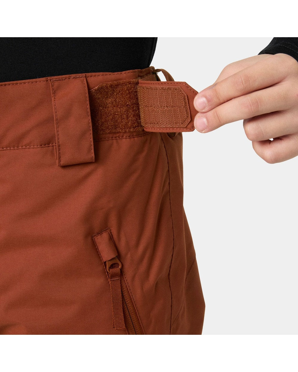 Helly Hansen Juniors' Legendary Pant, Iron Oxide, ski pass pocket detail