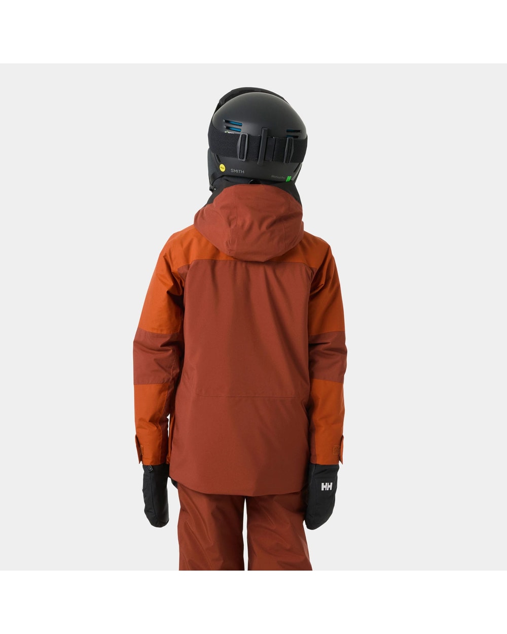 Helly Hansen Juniors' Summit 2.0 Jacket, Iron Oxide, on-model back