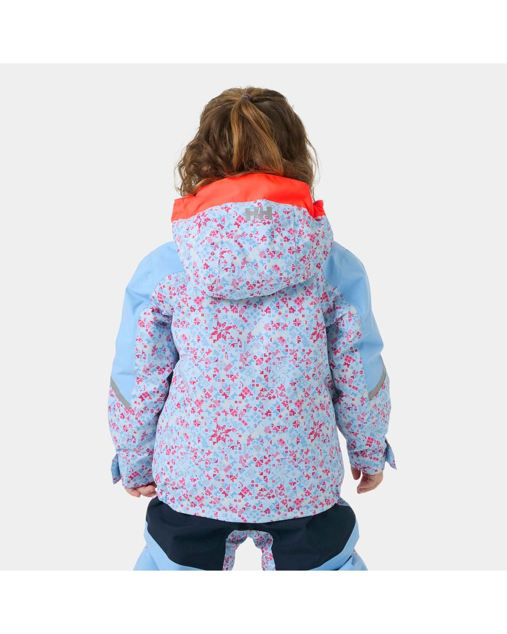 Helly Hansen Kids' Legend Jacket, Bright Blue, on-model back