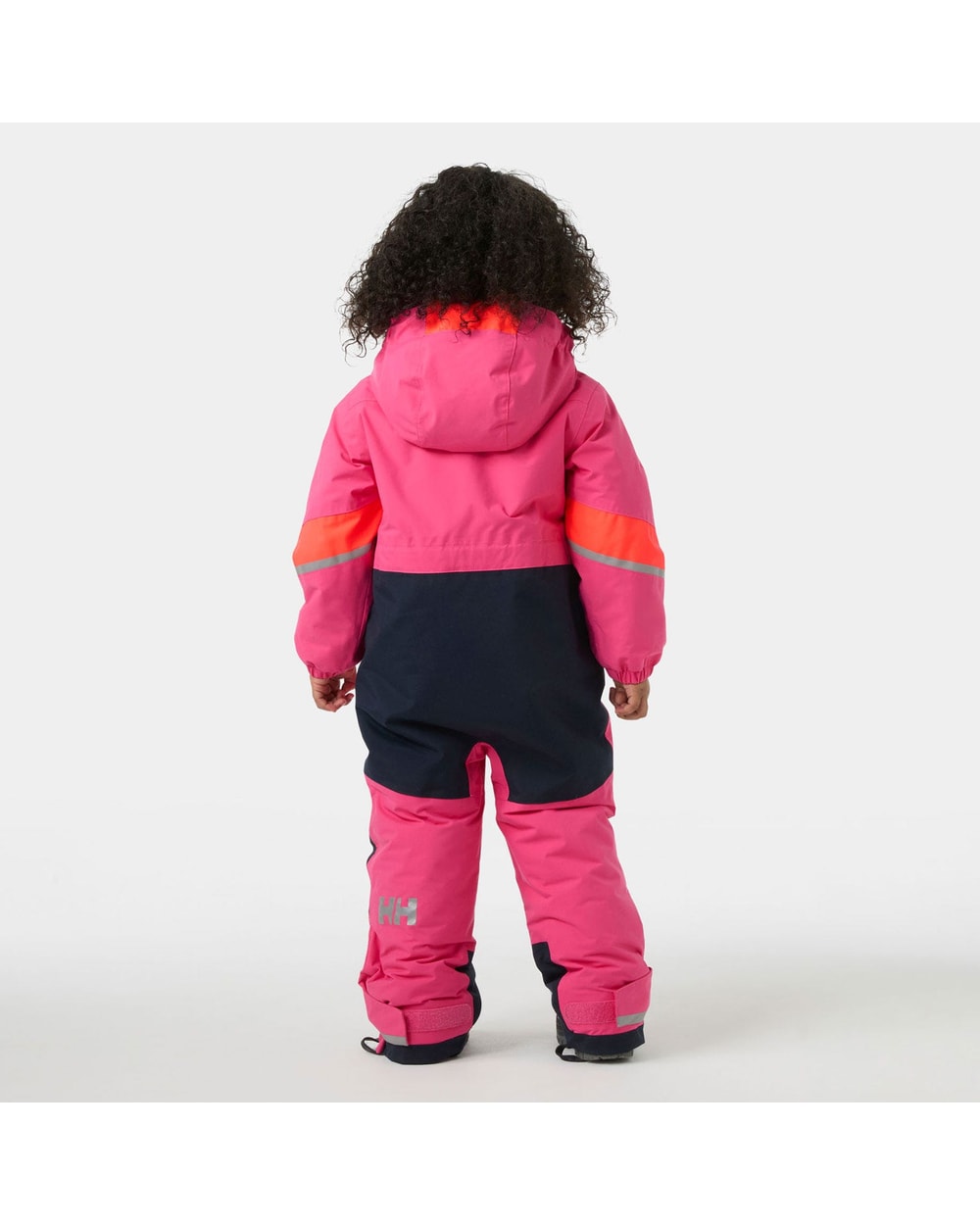 Helly Hansen Kids' Rider 3.0 Insulated Suit, Hot Pink, on-model back