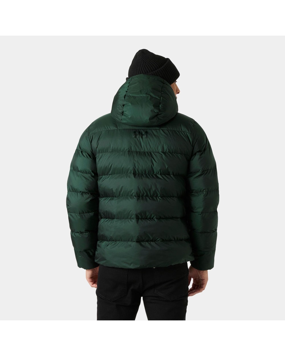 Helly Hansen Men's Stride Puffy Jacket, Dark Jungle, on-model back