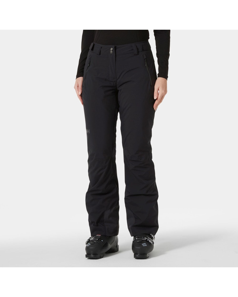 Helly Hansen Women's Legendary Insulated Pant, Black, on-model front