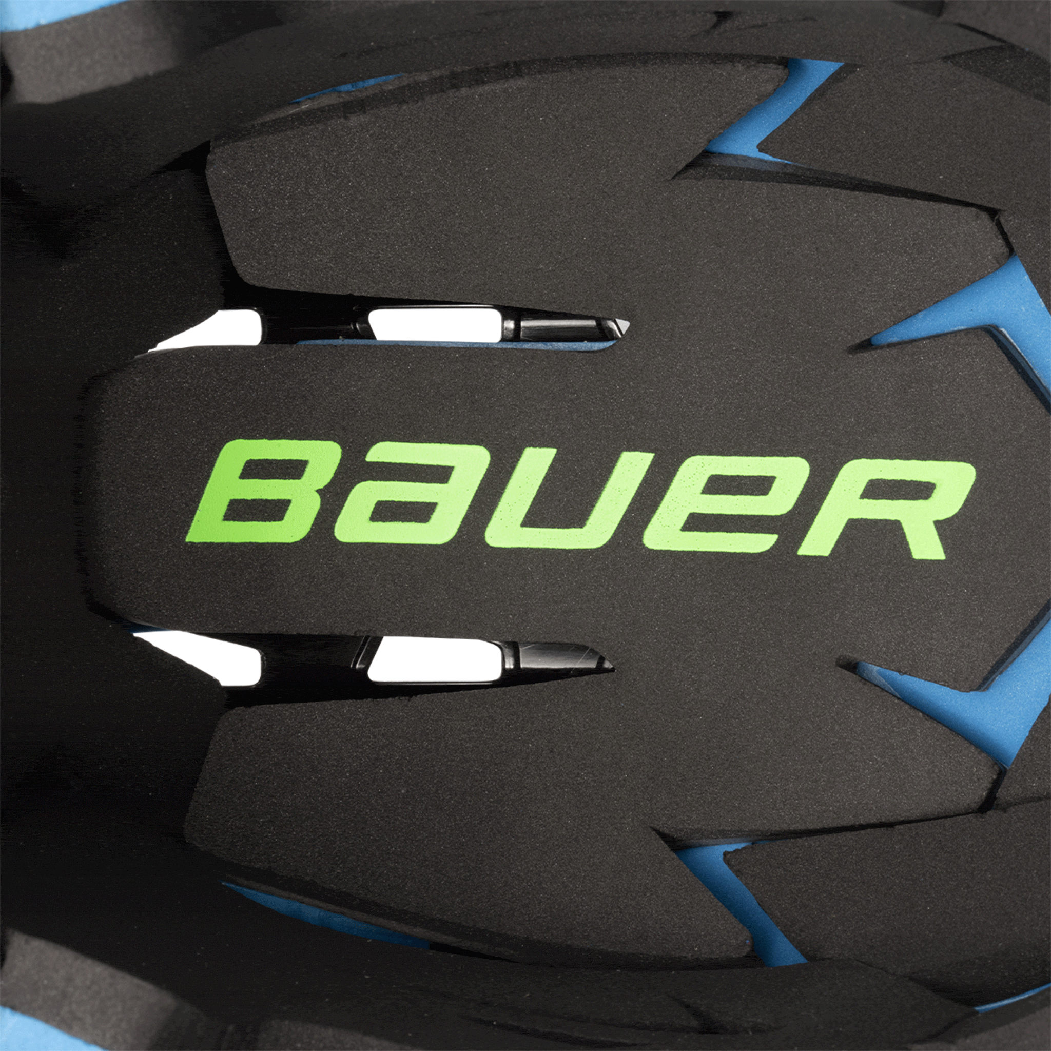 Bauer Prodigy 2.0 youth hockey helmet, liner detail