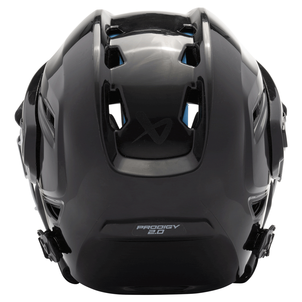 Bauer Prodigy 2.0 youth hockey helmet, rear three-quarter view