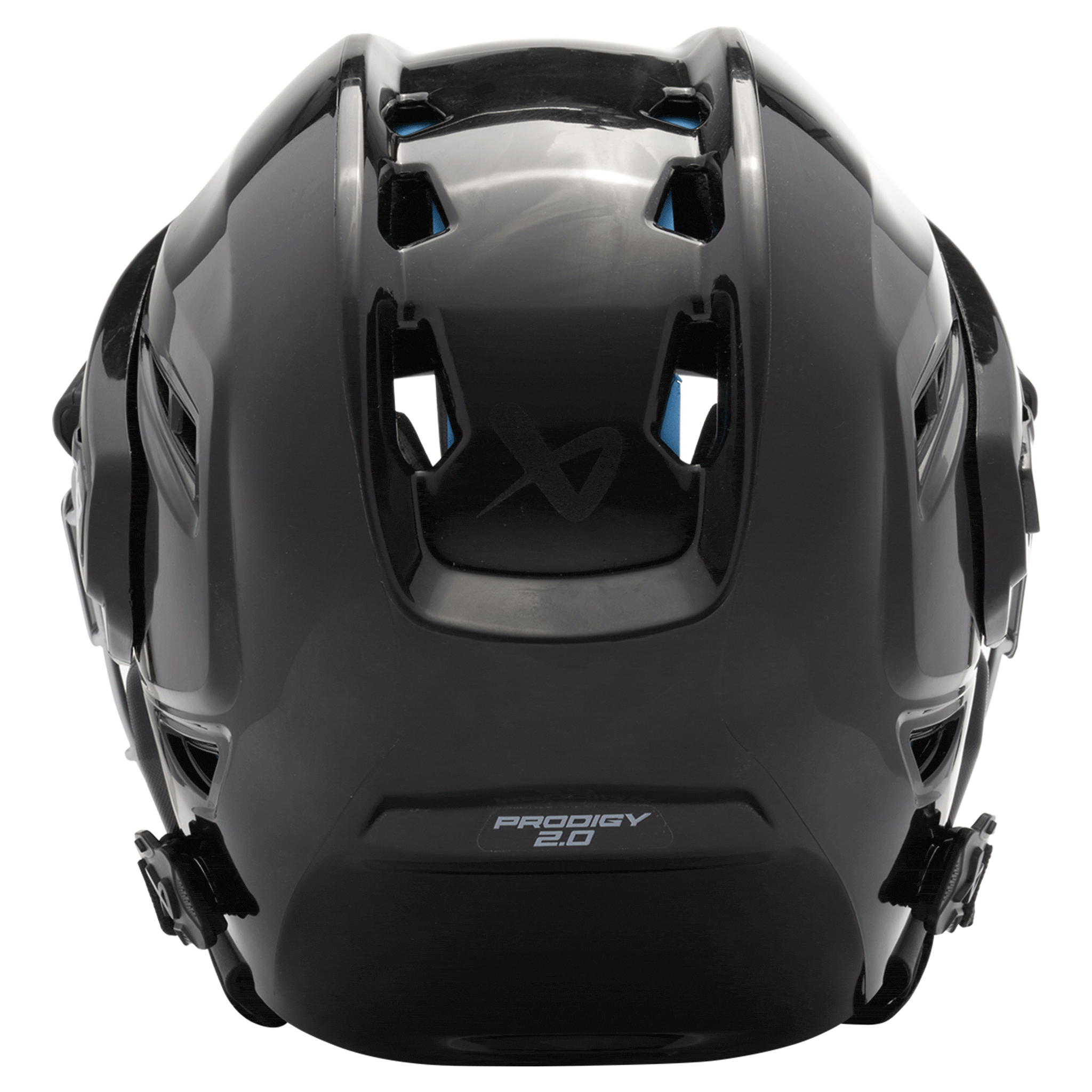 Bauer Prodigy 2.0 youth hockey helmet, rear three-quarter view