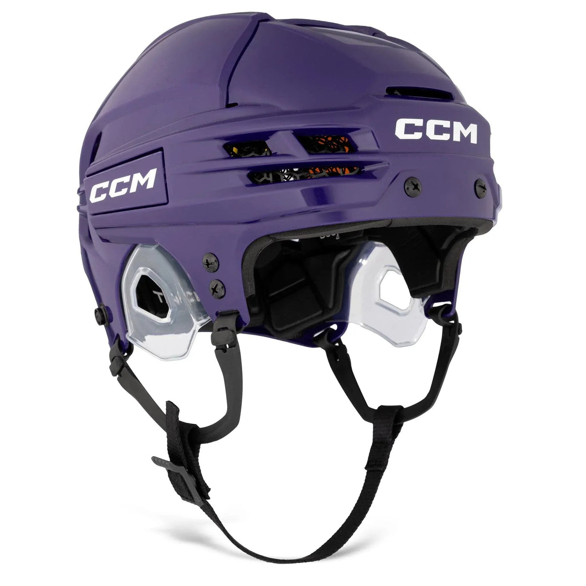 CCM Senior Tacks 720 Hockey Helmet - Violet, front three-quarter view