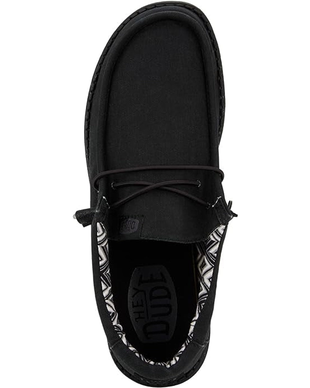 HEYDUDE Wally Stretch Canvas Black