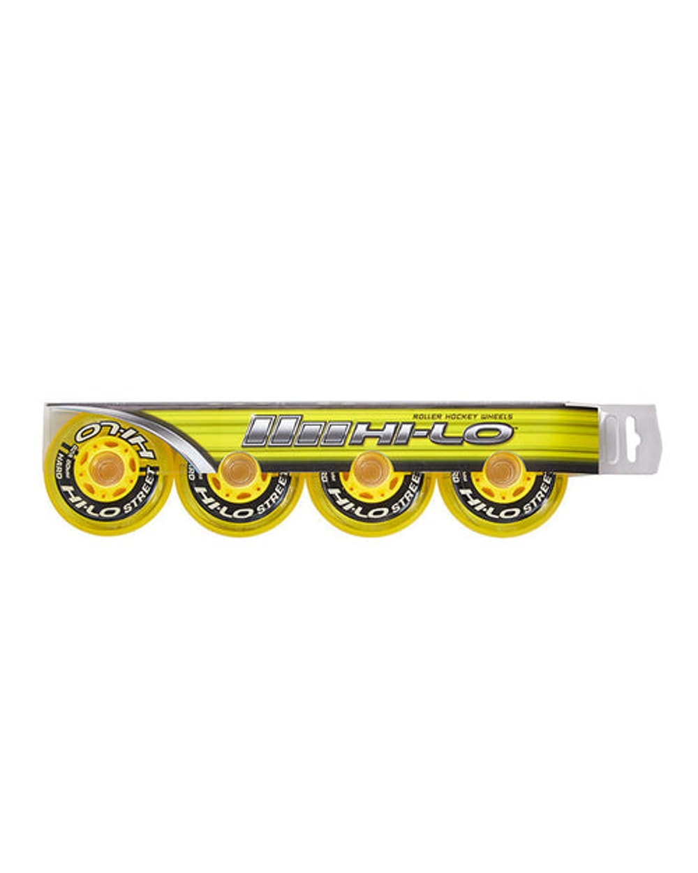 HI-LO S19 Street Wheels for Inline Skates - 4 Pack