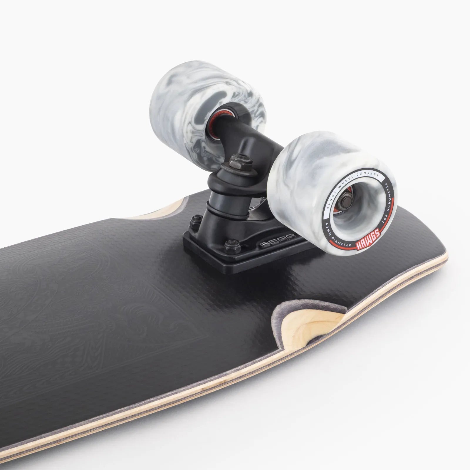 Landyachtz Dinghy Coffin - Stealth Card Longboard