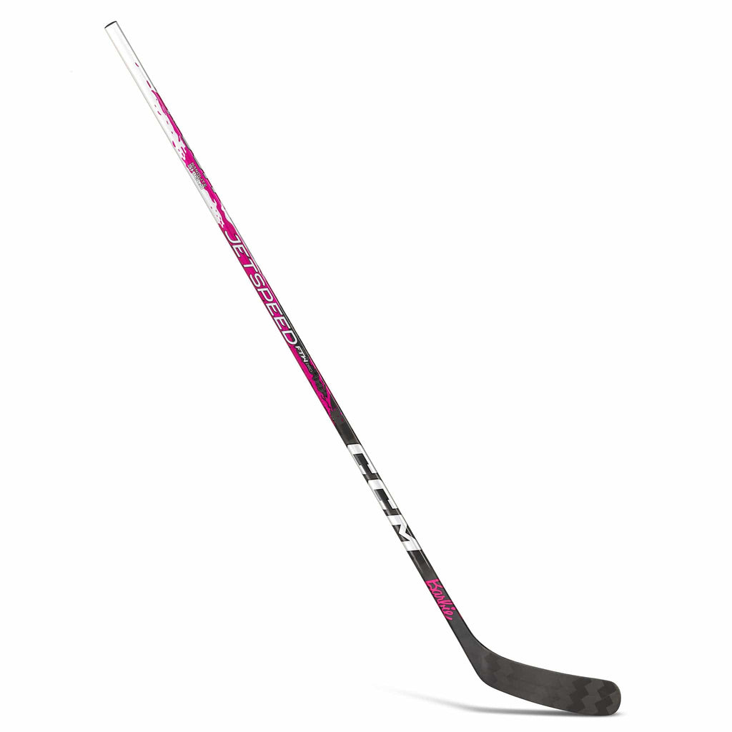 CCM Barbie Edition Jetspeed FTW Pro Intermediate Hockey Stick - front