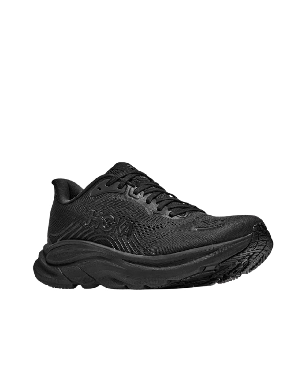 Hoka Men's Clifton 11 Running Shoe in Black/Black