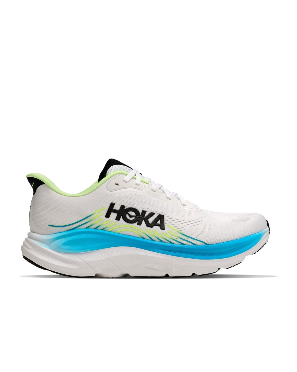 Hoka Men's Clifton 11 Running Shoe in Frost/Black